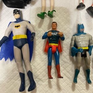 Vintage Superhero Action Figures TV … Set